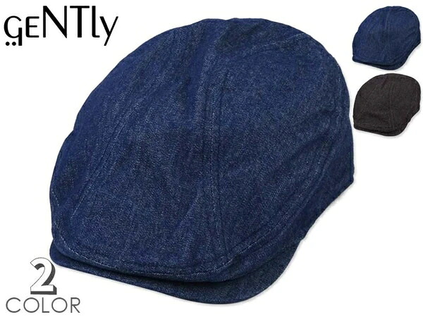GENTLY DENIM デニムプレーン ハンチング　22253｜ドレミファソラ・ねこ