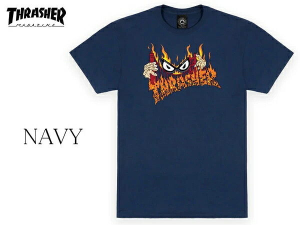 THRASHER SUCKA FREE BY NECKFACE TEE 21492｜ドレミファソラ・ねこ