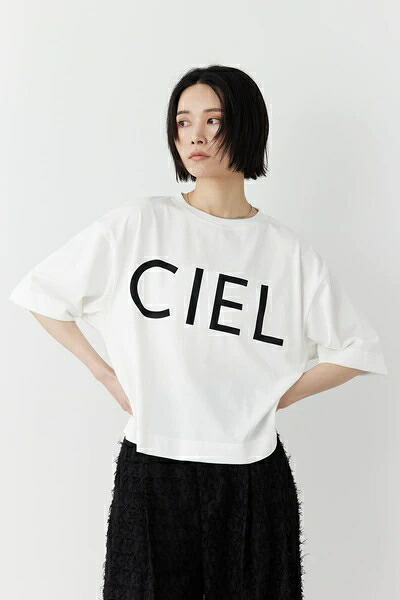 プリントロゴTシャツ(CIEL)|ドレミファソラ・ねこ
