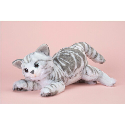 貨物輸送無料 なでなで ねこちゃん Dx ぬいぐるみ グッズ 捧呈 珍獣 生体 ねこ ネコ 猫 啼く 返事 検知器玩弄物 セル 本当 しゃべる なでる クローラ 愛猫 介護トイ センサー 叫び声 癒し Qvc 遊道具 アメショー みけ とら 三毛