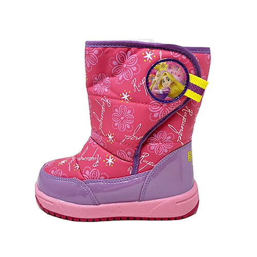 Disney ウォルトディズニー ラプンツェル 積雪 ブーツ 7648 01 Pk スノーブーツ 小女郎 ガール 坊や お子様 こども キッズシューズ 下足 子供靴 根靴 手堅い 防寒 レーンコート 狙 降雨水 雨 積雪 キッズブーツ スパイク プリンセス Hotjobsafrica Org