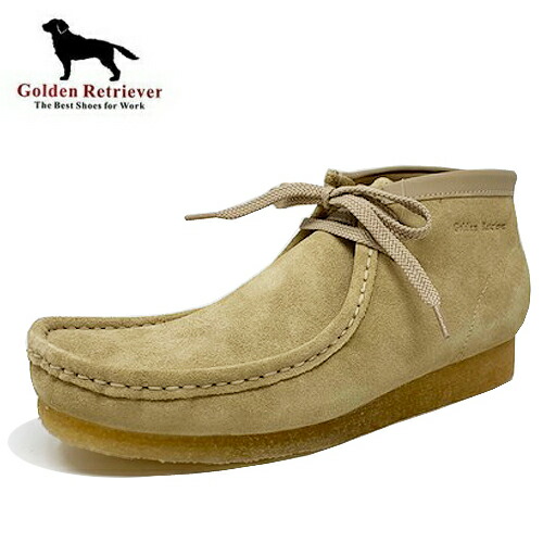 楽天市場 Golden Retriever ワラビーブーツ 77 Beige Suede メンズ 靴 安い ワラビー ブーツ ショートブーツ シューズ カジュアル 紳士 紳士靴 メンズブーツ メンズシューズ 低価格 新生活 普段履き スエード スウェード Suede 本革 天然皮革 革 皮革 Pirates Shop