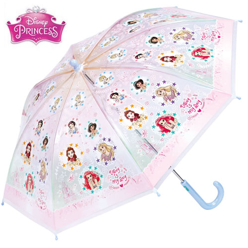 楽天市場】ディズニープリンセス 子供用 ビニール 傘 ( 45cm