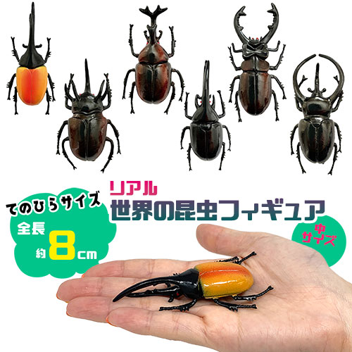 楽天市場】【5体セット リアル 昆虫 ギミック フィギュア 】甲虫