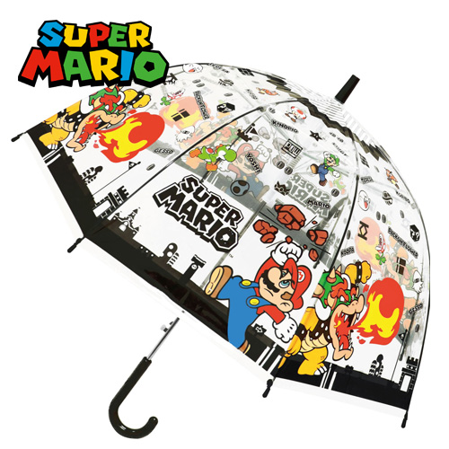 楽天市場】JP【SUPER MARIO ドーム ワンタッチ ビニール 傘 コミック 55cm】雨具 こども 雨傘 傘 雑貨 かさ グッズ キャラクター  グラスファイバー 柄 キッズ マリオ スーパーマリオ 透明 学童 ビニール傘 クッパ ヨッシー キノピオ USJ ジャンプ ワンダー :  PIRATES SHOP