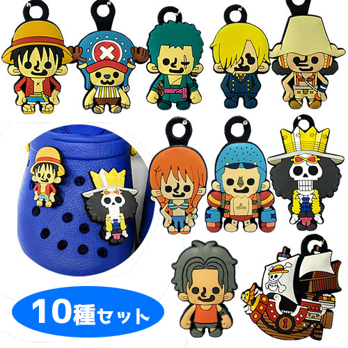 ワンピース　キャラクターグッズ　まとめ 楽天市場】ワンピース キャラクタージョイント付き シューバッジ