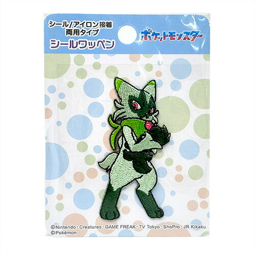 ウィンドーワッペン　カイオーガ　ポケットモンスター ポケモン カイオーガ シールワッペン POS042 | 手芸センター