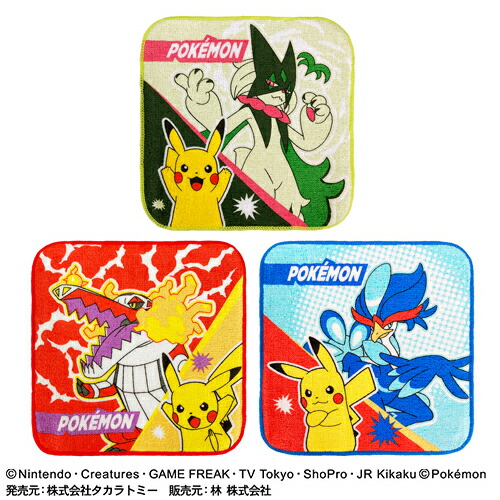 楽天市場】特価OI【POCKET MONSTERS なかよし 柄 ハンカチ 30×30