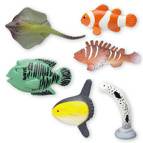送料無料YL【36体 セット 海の 魚 ミニ フィギュア】動物 人形