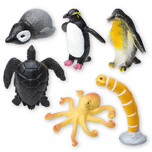 送料無料YL【36体 セット 海の 魚 ミニ フィギュア】動物 人形