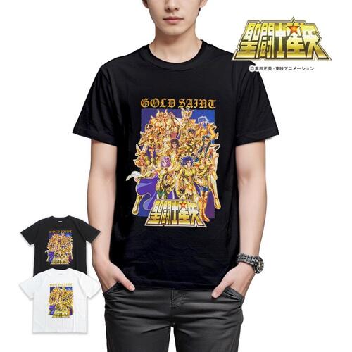 楽天市場】聖闘士星矢 キャラクターTシャツ ブラック