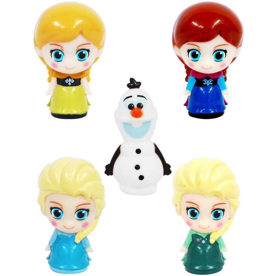 送料無料 5個セット マスコット ぷかぷか アナと雪の女王 遊び おふろ グッズ キーホルダー 水に浮く Disney バストイ お風呂