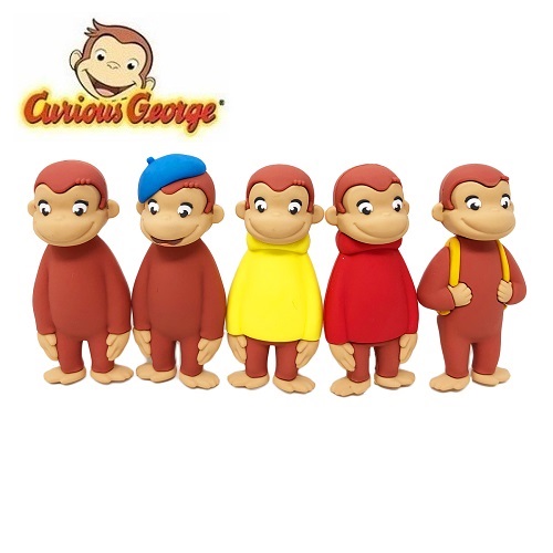 楽天市場 5個セット おさるのジョージ エクストラ 3d ラバーマスコット Curious George Nhk おさる ジョージ キュリアスジョージ マスコット 人形 フィギュア インテリア 猿 サル さる Pirates Shop 楽天市場店