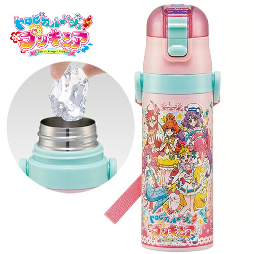 楽天市場 Sk トロピカル ジュ プリキュア 直飲み ステンレス ボトル 470ml Pk 女の子 子ども 保冷 女児 紐付き 食事 弁当 キャラクター お弁当グッズ 食事 プリキュアグッズ 斜め掛け すいとう 水筒 保温 トロピカルージュ キュアサマー トロピカル 5412 Pirates