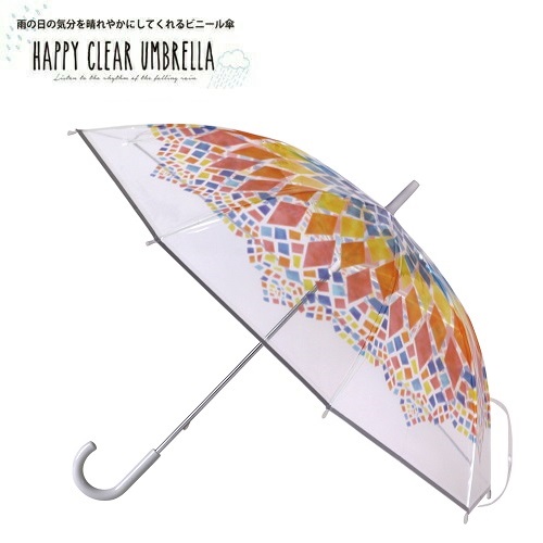 正規通販 通勤 通学 雨具 雨傘 可愛い おしゃれ オシャレ 傘 かさ 柄 おしゃれ傘 透明 クリア
