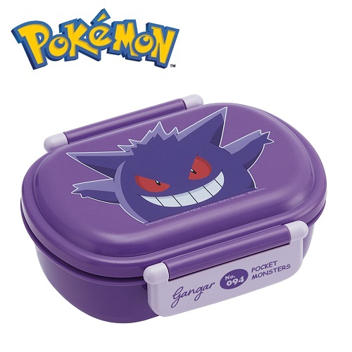 Sk ポケットモンスター 5546 小判型 ランチボックス 中子付 ゲンガー 弁当 弁当箱 お弁当箱 360ml お弁当 日本製