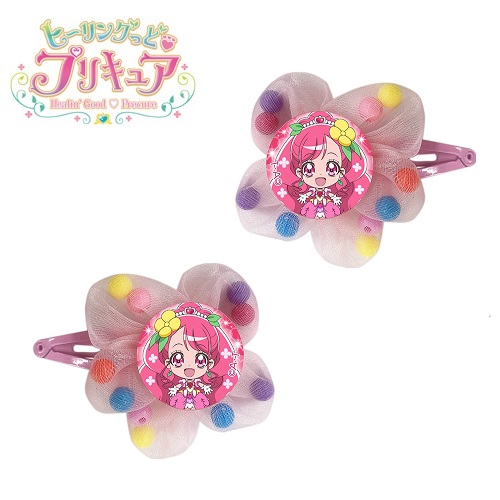 美しい リボンヘアゴム キキララ ヒーリングっとプリキュア プリキュア ファッション雑貨