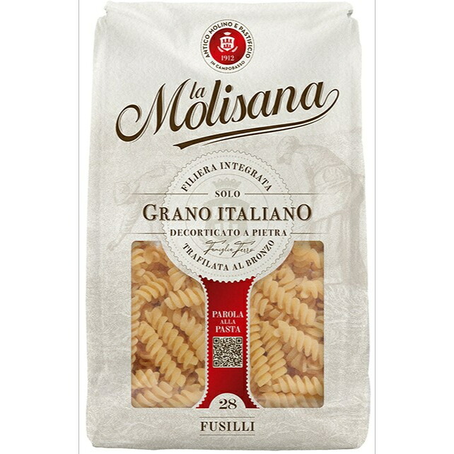 ラ・モリサーナ 　フジッリ・ブロンズ(No.28)｜輸入食材のお店【ラポルティ】 8,155円