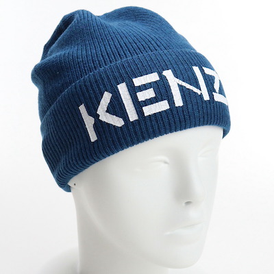 kenzo ビーニー　新品未使用 楽天市場】KENZO ケンゾー Logo Beanie ニット帽 二ットキャップ