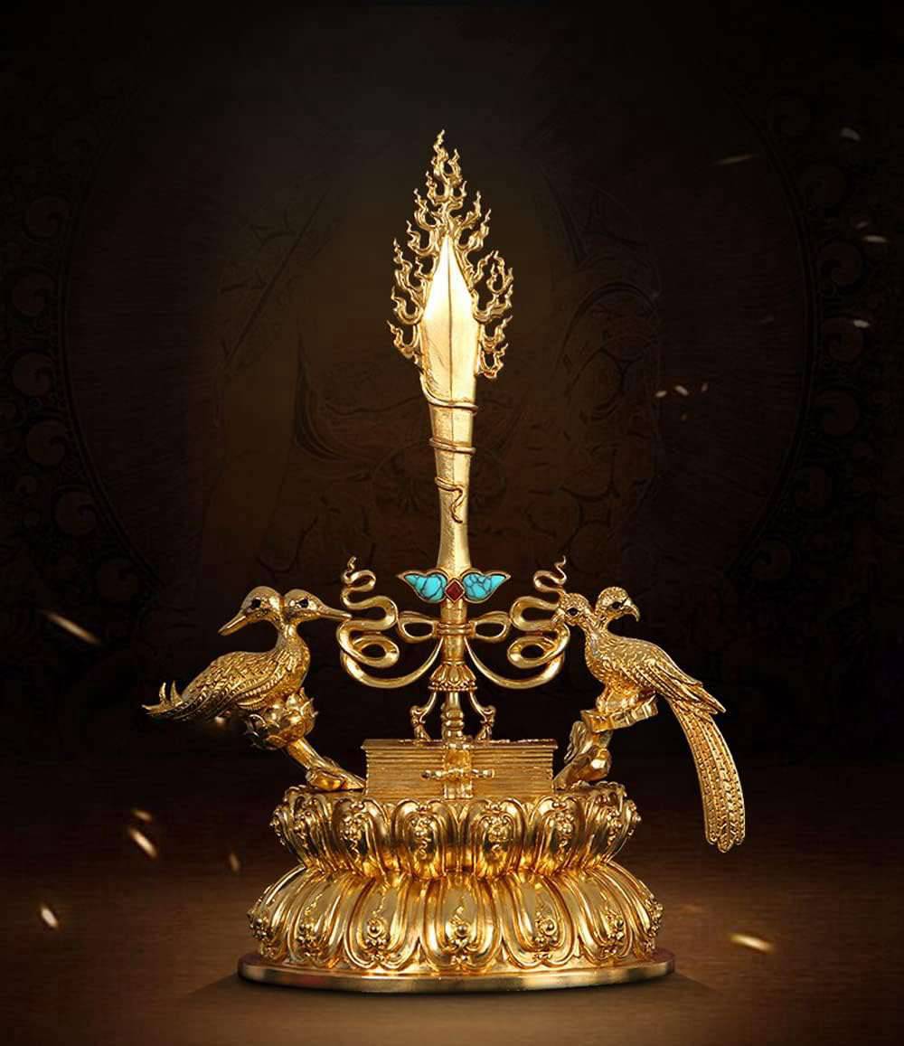 楽天市場】銅製法器 仏教美術 チベット密教法具カルタリ曲刀 辟邪 仏具