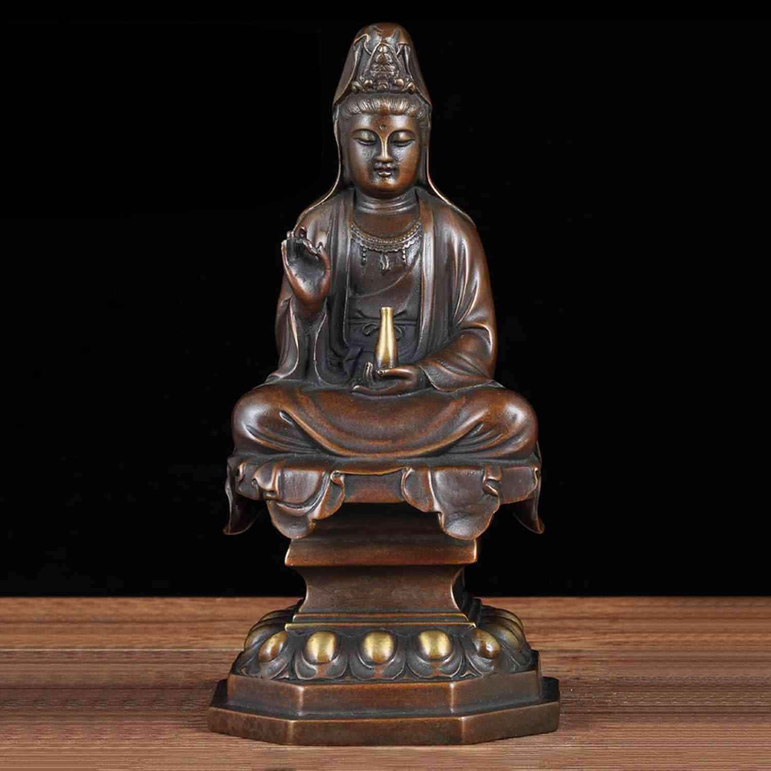 楽天市場】仏像 銅製水月観音像 : 中国貿易CTCオンラインShop