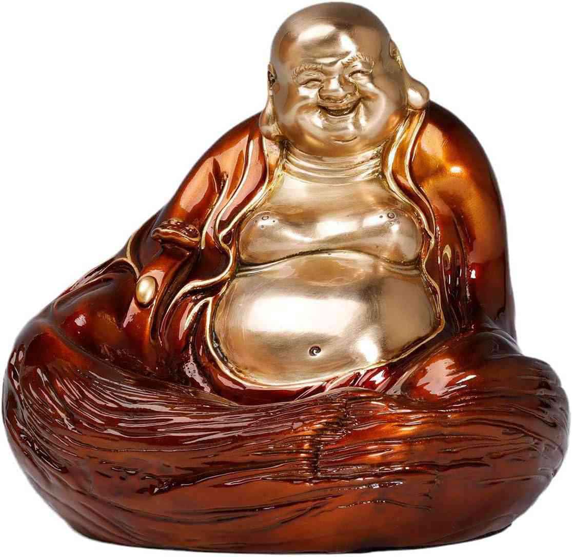 中国美術 布袋様　真鍮骨董　銅製唐物　七福神　大　縁起 楽天市場】唐金 『布袋』 高さ約1m30cm 銀象嵌入り 七福神 開運