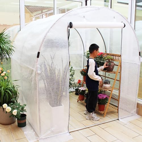 温室 ビニールハウス ガーデニング温室 簡易温室 家庭用 ビニールハウス 花園温室 冬断熱花小屋温室温室スケルトン家庭用バルコ