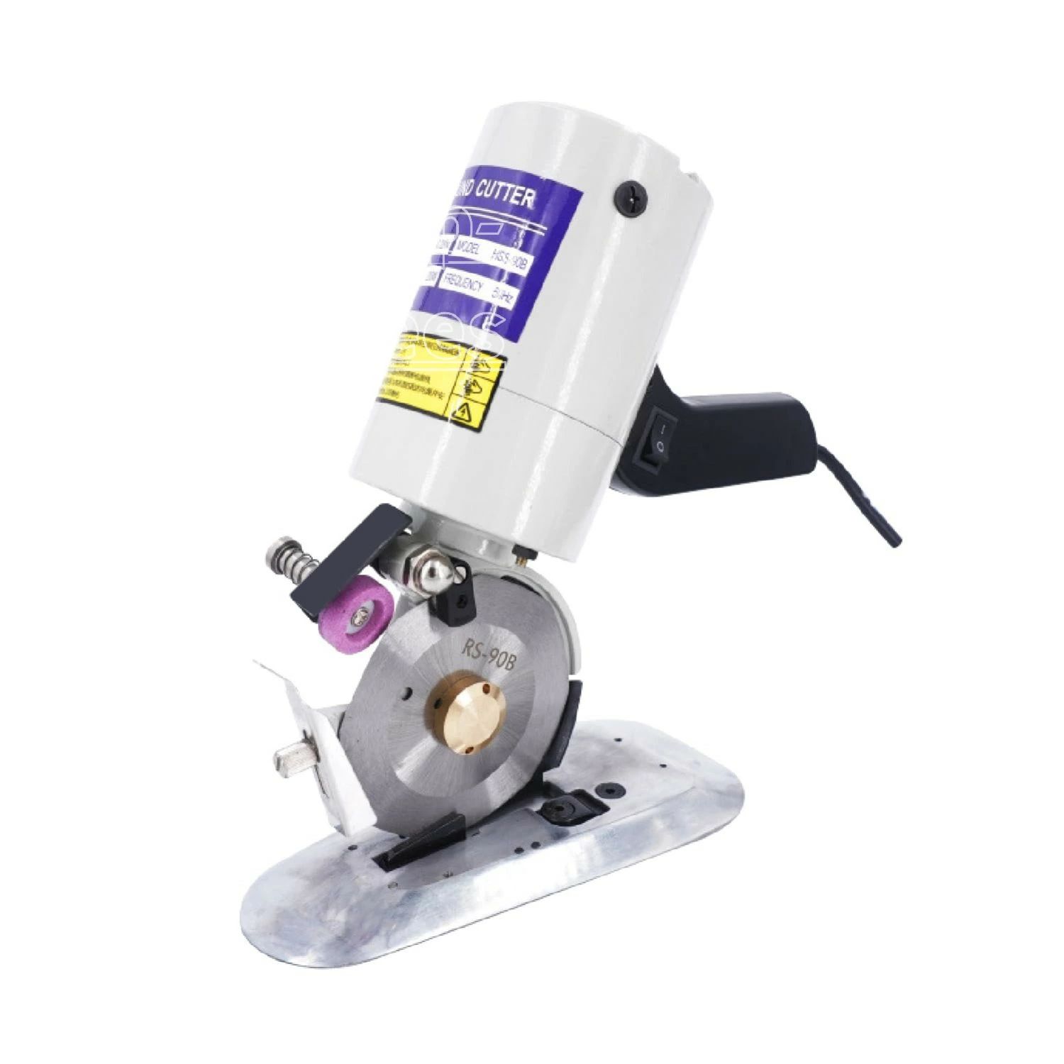 布裁断機 200W 切断厚25mm 2400rpm 直径90mm刃 替刃付 電源コード2.5m 手持ち 小型 業務用 150cm 防水 耐候性 厨房機器 飲食店