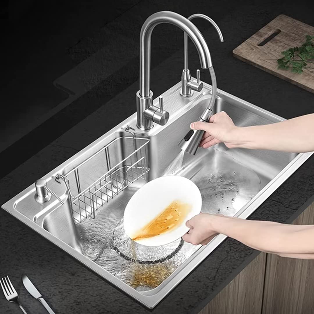 キッチンシンク バーシンク 18ゲージ ステンレス 家庭用シンク ビルトインシンク 大型シンク 付属品付き