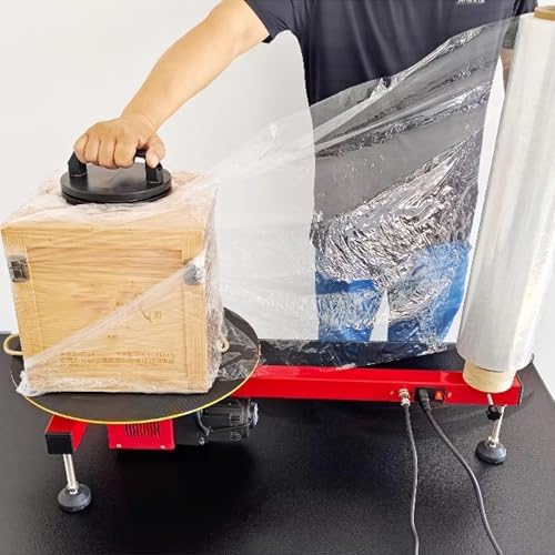 電動ストレッチフラットフィルム包装機 110V 自動プラスチックフィルム包装装置 カートン包装機 産業用フィルム包装機 商業用プ