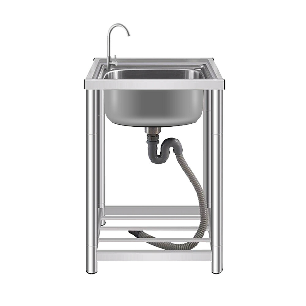楽天市場 Rare Count 流し台 ステンレス製 簡易流し台 ガーデンシンク 屋外 Rc A55 約幅55x奥行45x高さ80cm Rarecount