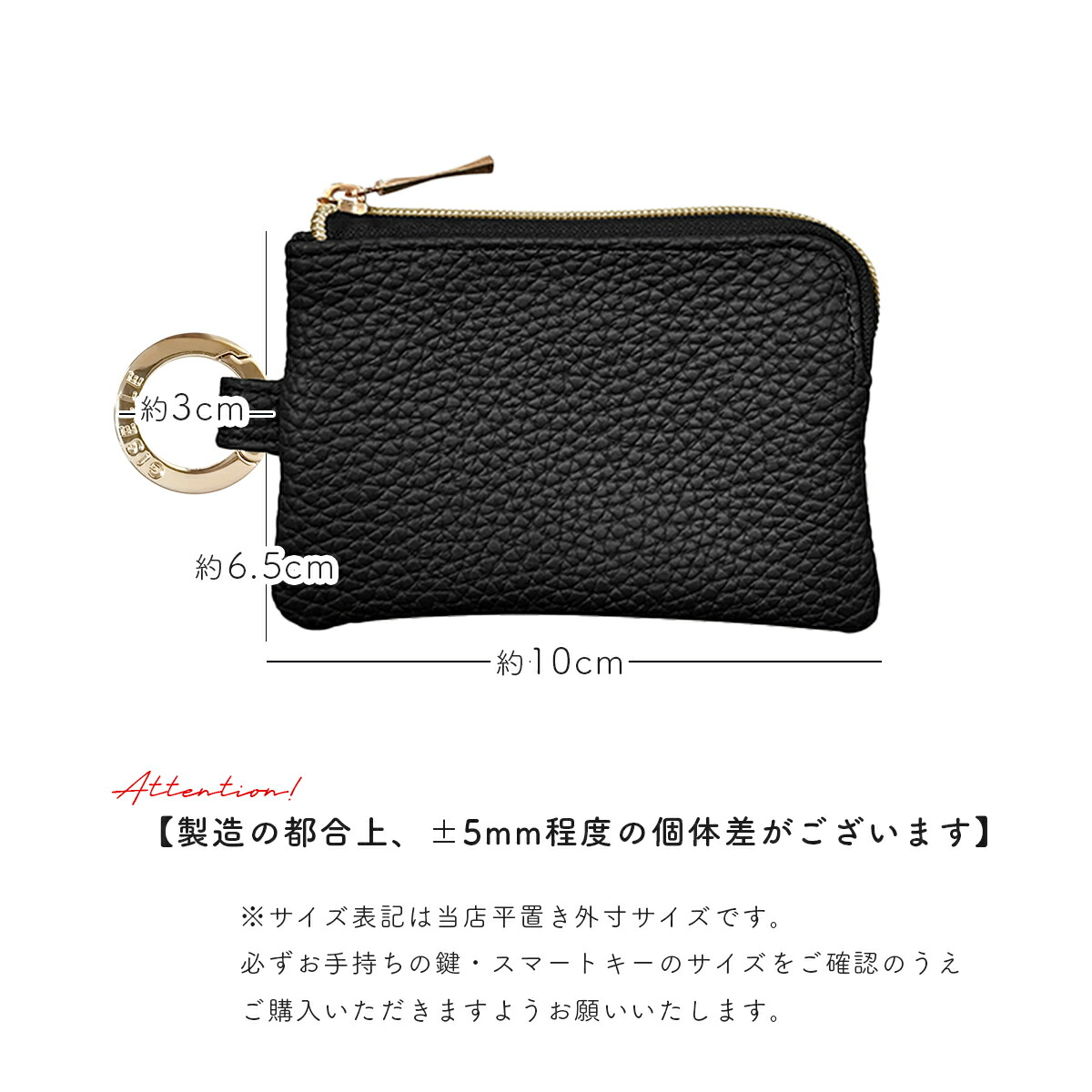 SNSで話題：奇跡のリング】キーケース スマートキー 小銭入れ スマート