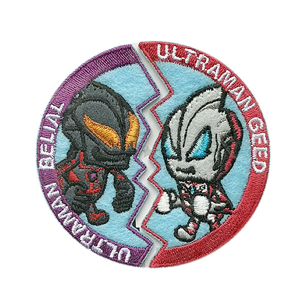 楽天市場 ウルトラマンジード ワッペン キャラクター 刺繍ワッペン アイロンワッペン 縦6cm 横6cm ウルトラマンベリアル 男の子 正規品 入園 入学 わっぺん Wappen Wappen アップリケ あっぷりけ メール便可 レアリーク