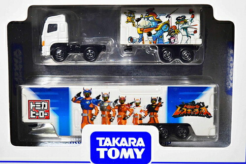 【新品】タカラトミー 株主優待 2008年 チョロQ トミカ　ヒーローレスキューフォース ヤッターマン トレーラー 限定セット画像