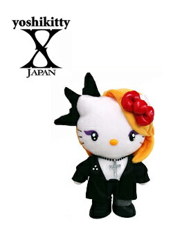 楽天市場】ヨシキティ yoshikitty ぬいぐるみ（赤） X JAPAN YOSHIKI
