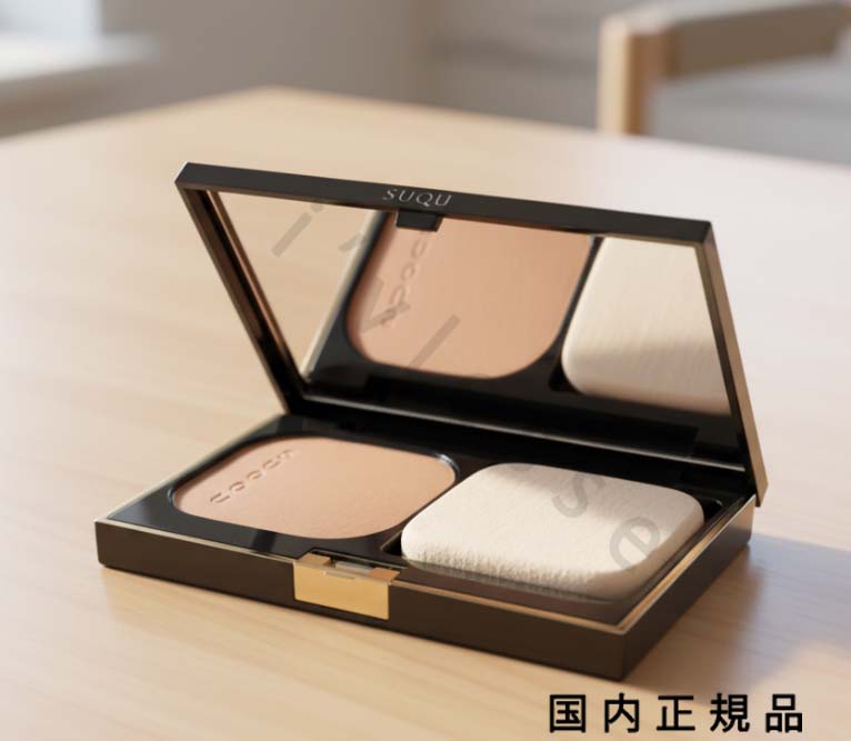 （10時までのご申し付ける当日送りとどける）（休業日除く）国内定め事品 SUQQU スック グロウ 黒色火薬 ファンデーション 容れもの海綿質 付き添い人書き割り
