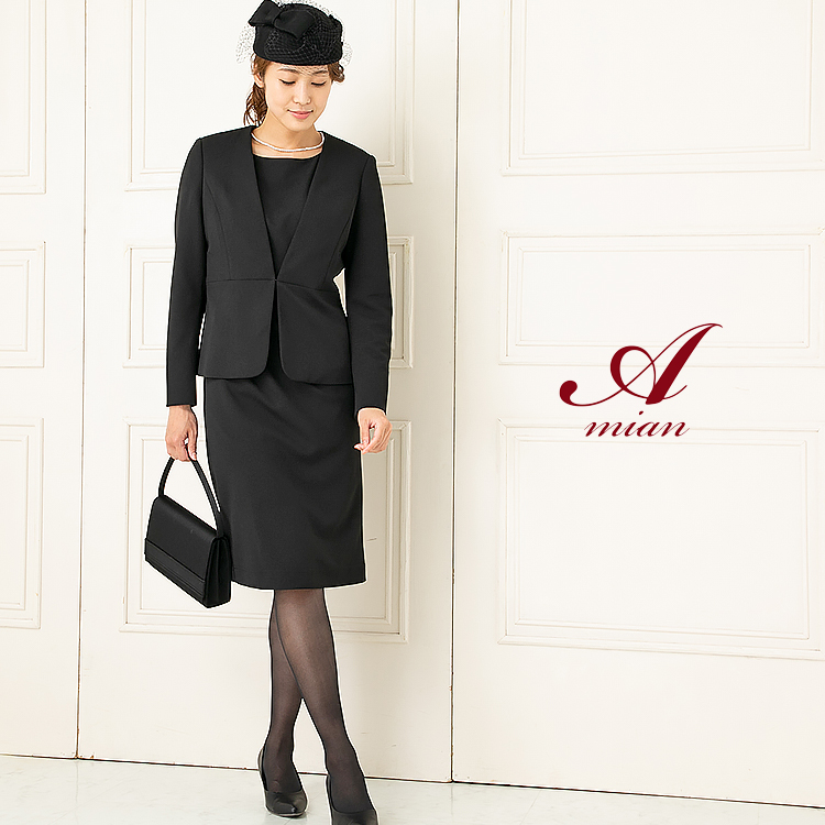 楽天市場】喪服 礼服 レディース ブラックフォーマル フォーマル