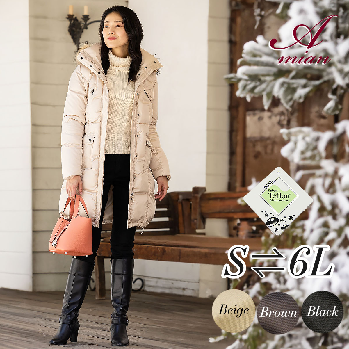 楽天市場】【訳あり 75%OFF】ダウンコート レディース ロング