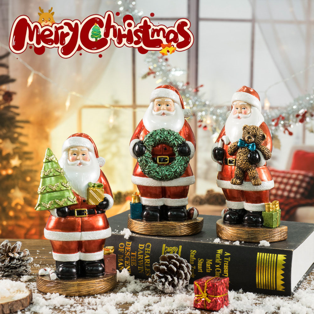 楽天市場】クリスマス 雑貨 置物 サンタ スタンド 40cm スタンディング