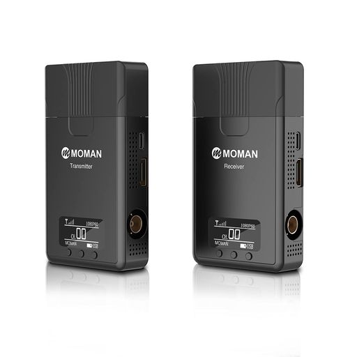 無線映像伝送システムMomanMatrix600sワイヤレスhdmi送受信機セット屋外利用可能一眼レフ、ミラーレス、ビデオカメラ対応APPでモニタリング、プロンプター機能付き1080P60Hz0.08s低遅延