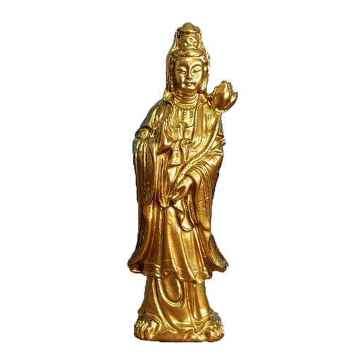 水晶観音像　木製台座付き 金運　魔除け　アンティーク　芸術 imgrc0090047723.jpg
