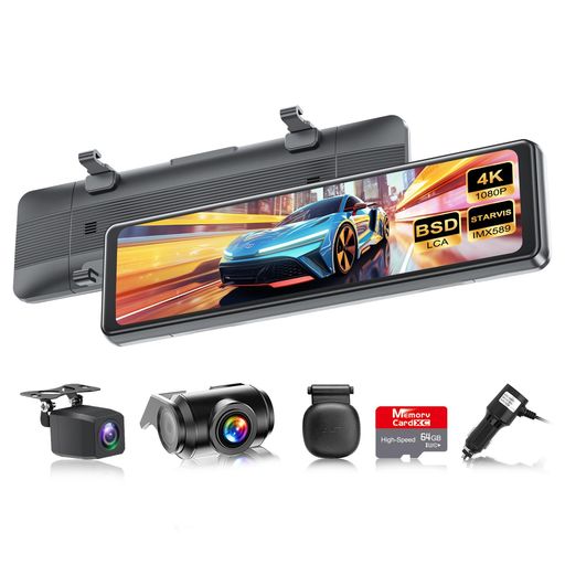 ✨早い者勝ち✨ 4K分離式ミラー型ドライブレコーダー 楽天市場】【最新版分離式・4K・BSD運転補助・高耐久 Type C採用