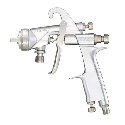 アネスト岩田 WIDERガンシリーズ 吸上式スプレーガン 口径φ1.8mm WIDER2-18K2S シルバー|Raspberry Market