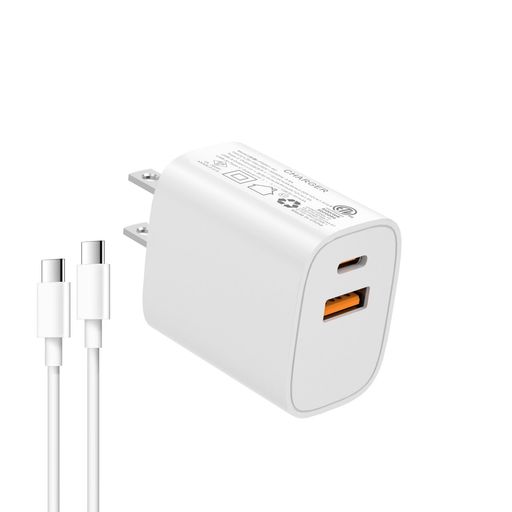 USB充電器PD20W急速充電対応コンセント式電源アダプターUSB-A&Type-C2ポート搭載iPhone16/15/14/Android/タブレット各種対応