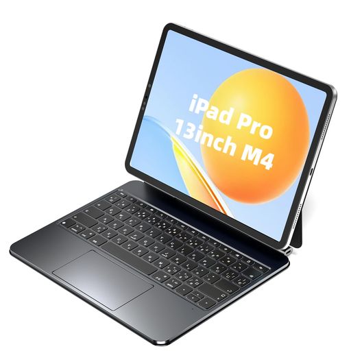 Bettdow 【新型自動チャージ】 マジックキーボード 2024 iPad Pro M4 13インチ 対応スマートキーボードケース 単独充電不要 iPad Pro 13inch M4 専用 トラックパッド付き 高感度磁気吸着ケース JIS配列｜Raspberry Market