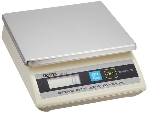 タニタ(Tanita) クッキングスケール キッチン はかり 業務用 防滴 卓上スケール (取引証明以外用) 5kg KD-200|Raspberry Market