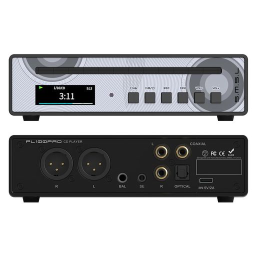 SMSLPL100PROCD電気蓄音機3.5粍\u00264.4粍ヘッドホンアンププリアンプ一体型CS43131x2DAC手当て積み上げるRCA・XLR平衡にする最終生産物同軸デジタル・光デジタル最終生産物相応うMQAデコーダーポータブルディスク