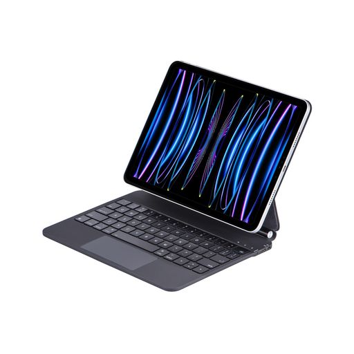 Eisuiyi神通力鍵盤iPadPro11第1/2/3/4時人iPadAir11in/Air4/Air5相応うスマートキーボードケーストラックパッド付き添い人磁気ねばり着く式US申し合わせフローティングデザインオートスリープ役立つこと