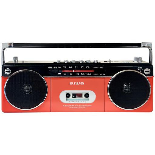 Aiwa アイワ ラジカセ audio -G RCP2 カセットテープ 電気蓄音機 赤いこと GAA4-RCP0002 (RD)