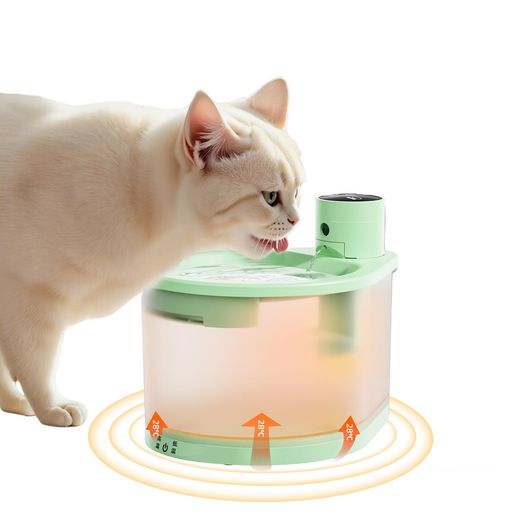 猫水器温水生あたたかい保温恒温スマートペット用自動小銃水器【着脱式暖房器軍事基地積み上げる冬は温水/夏は常温水通年当てはめる能力のあるサーモスタット役立つこと】無線電話本体2.8L貯蔵タンク3つの水モードコ…